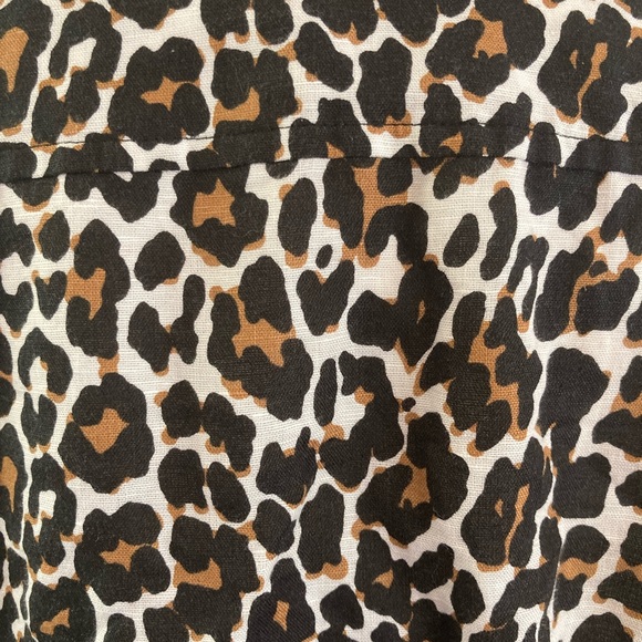J. Crew Perfect Fit Leopard Print Button Up Shirt - Picture 10 of 15